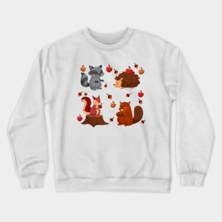 Forest Animal Collection Crewneck Sweatshirt